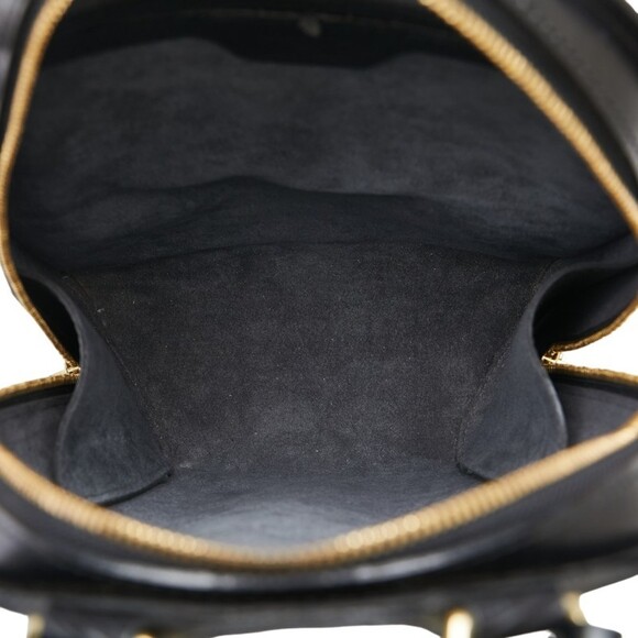 LOUIS VUITTON Black Leather Backpack - Picture 10 of 13